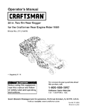 Craftsman 247.240690 Operator's Manual