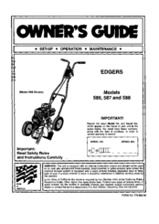 Mtd 586 Owner's Manual