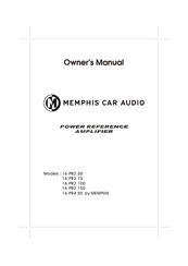 Memphis 16-PR2.50 Owner's Manual