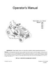 MTD 695 Operator's Manual