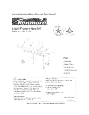 Kenmore 122.16119 Use And Care Manual