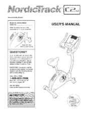 NORDICTRACK C2 Si Bike User Manual
