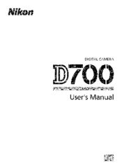 NIKON D700 User Manual