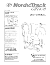 NORDICTRACK Grt470 User Manual