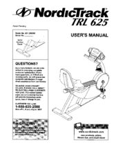 NORDICTRACK TRL 625 User Manual