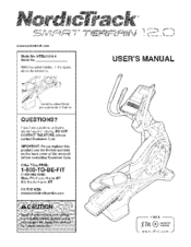 NORDICTRACK Smart Terrain 12.0 NTEL01310.4 User Manual