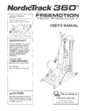 NORDICTRACK NTS5805.0 User Manual