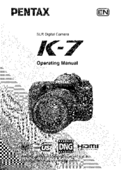 PENTAX K-7 Operating Manual