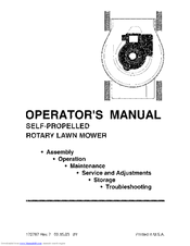 Poulan Pro PR55R21AB Operator's Manual