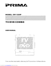 Prima DV1320P User Manual