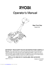 RYOBI 454 Operator's Manual