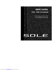 Sole F63 Manuals | ManualsLib