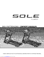Sole F63 Manuals | ManualsLib
