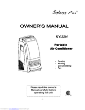 Soleus Air KY-32H Owner's Manual