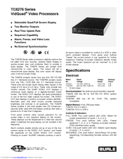 Philips TC8276 Series Specifications