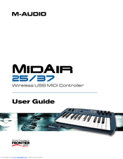M-Audio MidAir 37 User Manual
