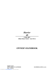 Hayter Harrier 48 48ST Owner's Handbook Manual