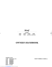 Hayter Motif 433E Owner's Handbook Manual