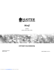 Hayter Motif 432G Owner's Handbook Manual
