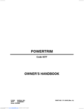 Hayter Powertrim 407F Owner's Handbook Manual