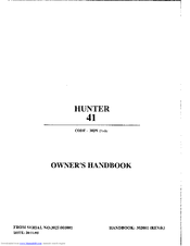 Hayter HUnter 41 302N Owner's Handbook Manual