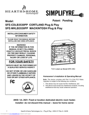 Hearth and Home Technologies SFE-MKLB3530PP Homeowner's Installation & Operating Manual