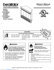 Heatilator SILH60E Owner's Manual