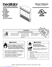 Heatilator SILH60EV Owner's Manual