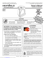 Heat & Glo LifeStyle Bravo Owner's Manual