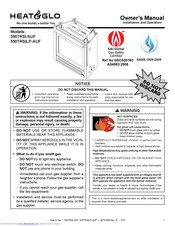 Heat & Glo 550TRSILP-AUF Owner's Manual