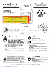 Heat & Glo EXCLAIM-36H-C Owner's Manual