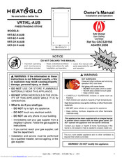 Heat & Glo VRT-BZ-N-AUB Owner's Manual