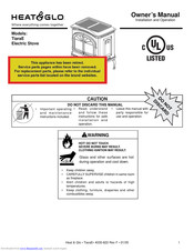 Heat & Glo TiaraE Owner's Manual