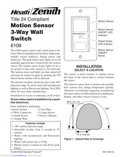 Heath Zenith 6108 Installation Manual