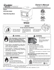 Heatiator WS22 Owner's Manual