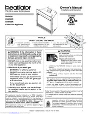Heatiator CB4236IR Owner's Manual