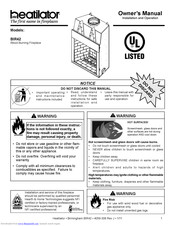 Heatiator BIR42 Owner's Manual