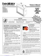 Heatiator CD4236IR-C Owner's Manual