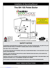 Heatiator bh 105 Installation & Operating Manual