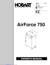Hobart AirForce 750 Owner's Manual