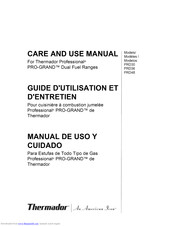 THERMADOR PRO-GRAND TPRD48 Care And Use Manual