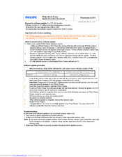 Philips 7FF1AW Update