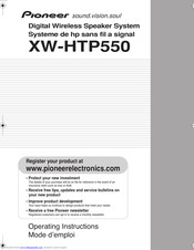Pioneer XW-HTP550 Operating Instructions Manual