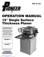 Pioneer PNR 14-150 Operation Manual
