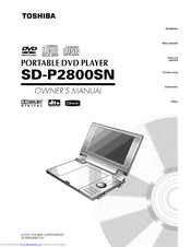 TOSHIBA SD-P2800SN Owner's Manual