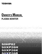 TOSHIBA 50XP26H Owner's Manual