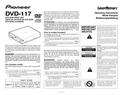 Pioneer LaserMemory DVD-117 Operating Instructions Manual
