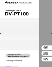 Pioneer DV-PT100 User Manual