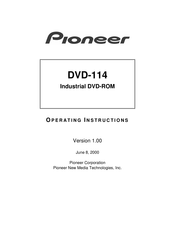 Pioneer DVD-114 Operating Instructions Manual