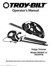 Troy-Bilt TB24HTB Operator's Manual